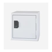 STIER Cube casier 450 × 450 × 450 mm gris clair empilable-3