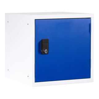 STIER Cube casier H×I×P 305×305×305 mm bleu gentiane