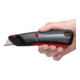 STIER Cutter di sicurezza Premium con 10 lame di ricambio, rientro automatica della lama-2