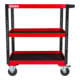 STIER Desserte de service 2 plateaux, 50kg de capacité chacun, HxLxP 969x894x543mm