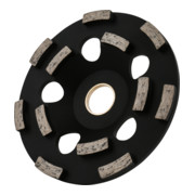 STIER Diamant-Schleiftopf Ø130mm Bohrung 25,0 / 22,23 mm Altbeton/Epoxidharz, Diamantschleifteller