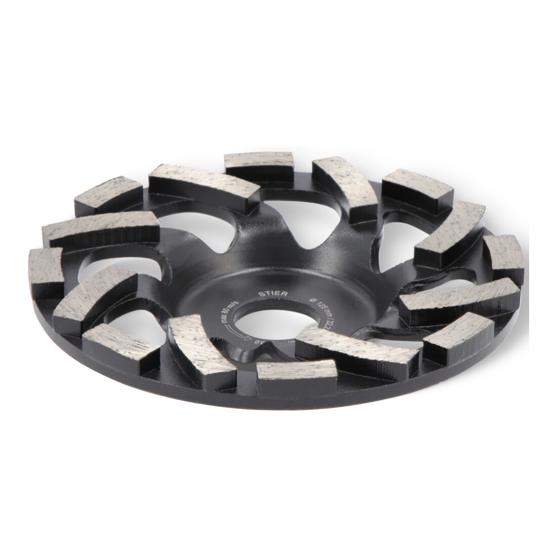 STIER Diamant-slijpkop 125 x 22,23 mm Abrasiv