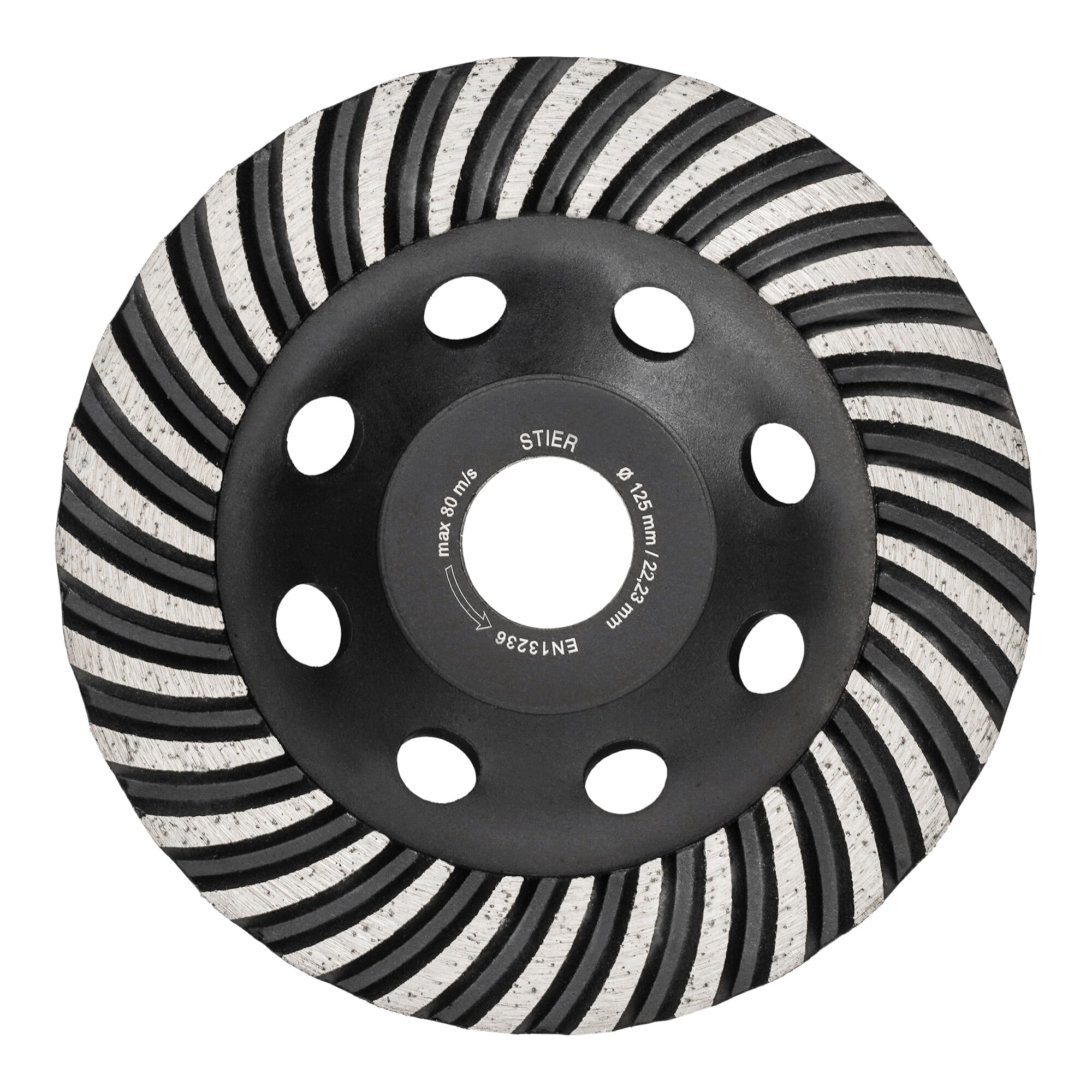 STIER Diamantschleiftopf 125 x 22,23 mm Turbo