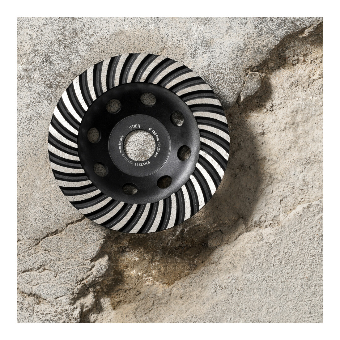 STIER Diamantschleiftopf 125 x 22,23 mm Turbo