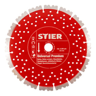 STIER diamantzaagschijf Universal Premium