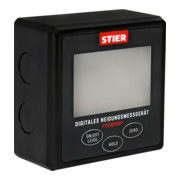 STIER digitale hellingshoekmeter Premium+, LCD-display, +-0,2°-1
