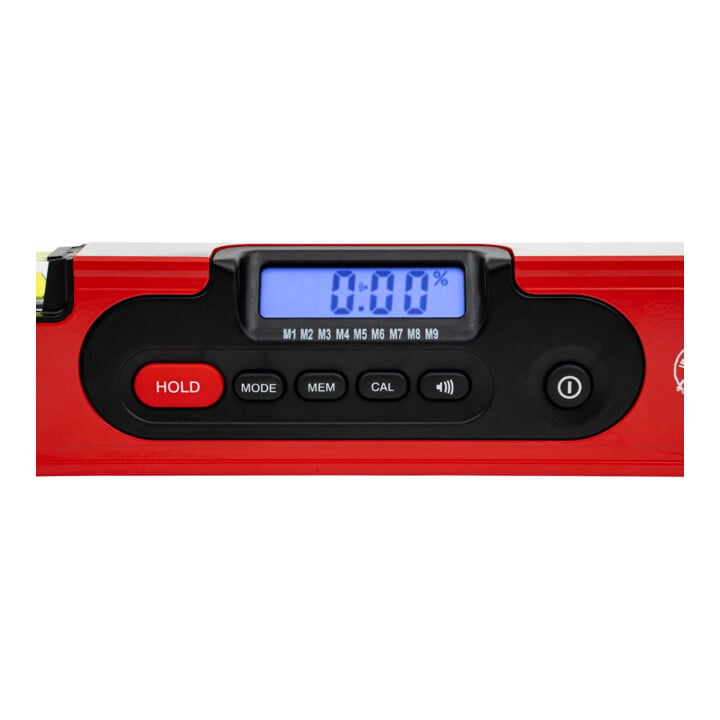 STIER Digitale Wasserwaage SDW-1200 LCD-Display ±0,2° 120 cm
