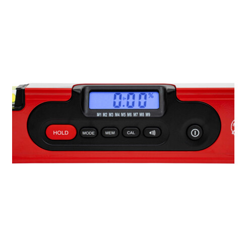 STIER Digitale Wasserwaage SDW-1200 LCD-Display ±0,2° 120 cm