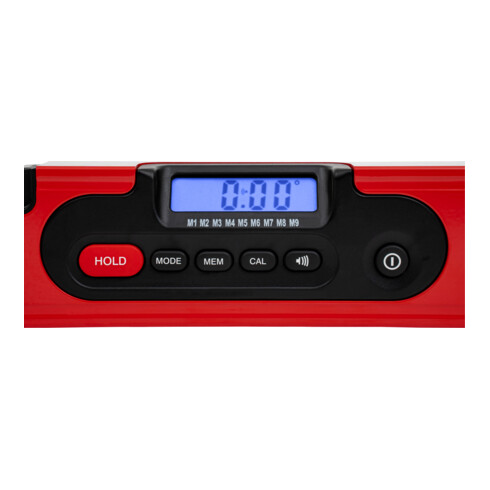 STIER Digitale Wasserwaage SDW-600 LCD-Display ±0,2° 60 cm