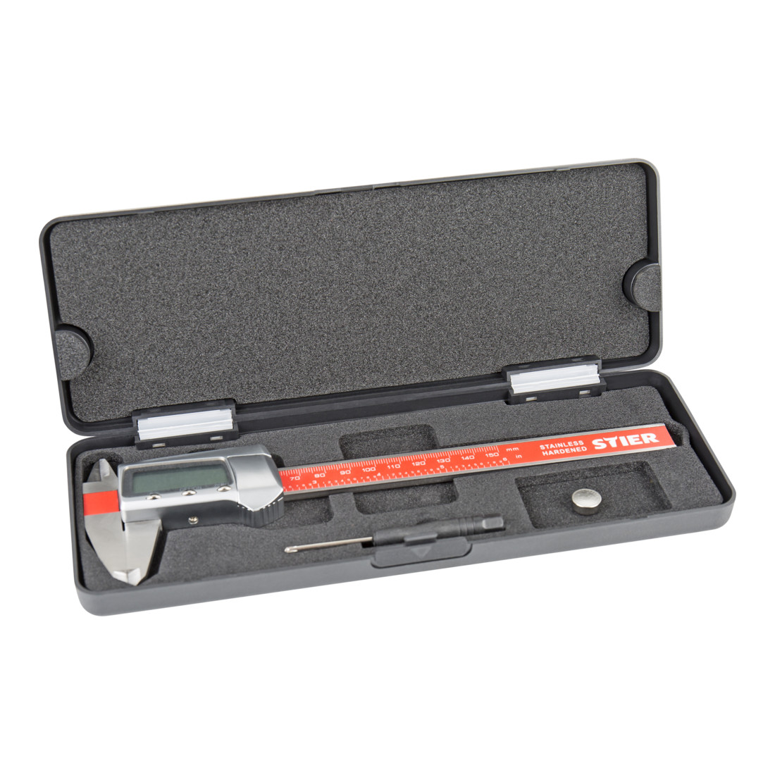 STIER Digitaler Messschieber, 150 mm