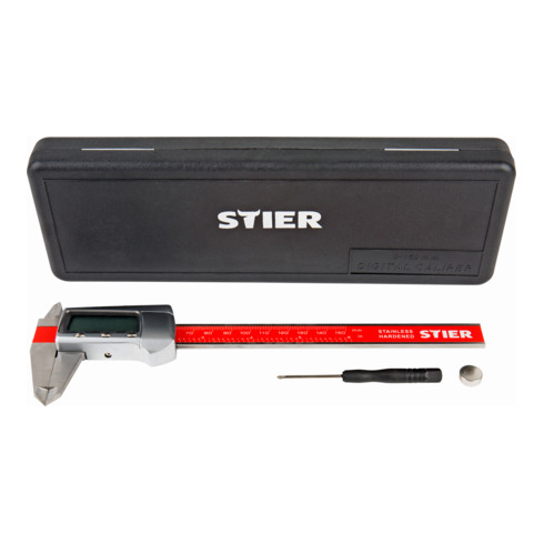 STIER Digitaler Messschieber, 150 mm