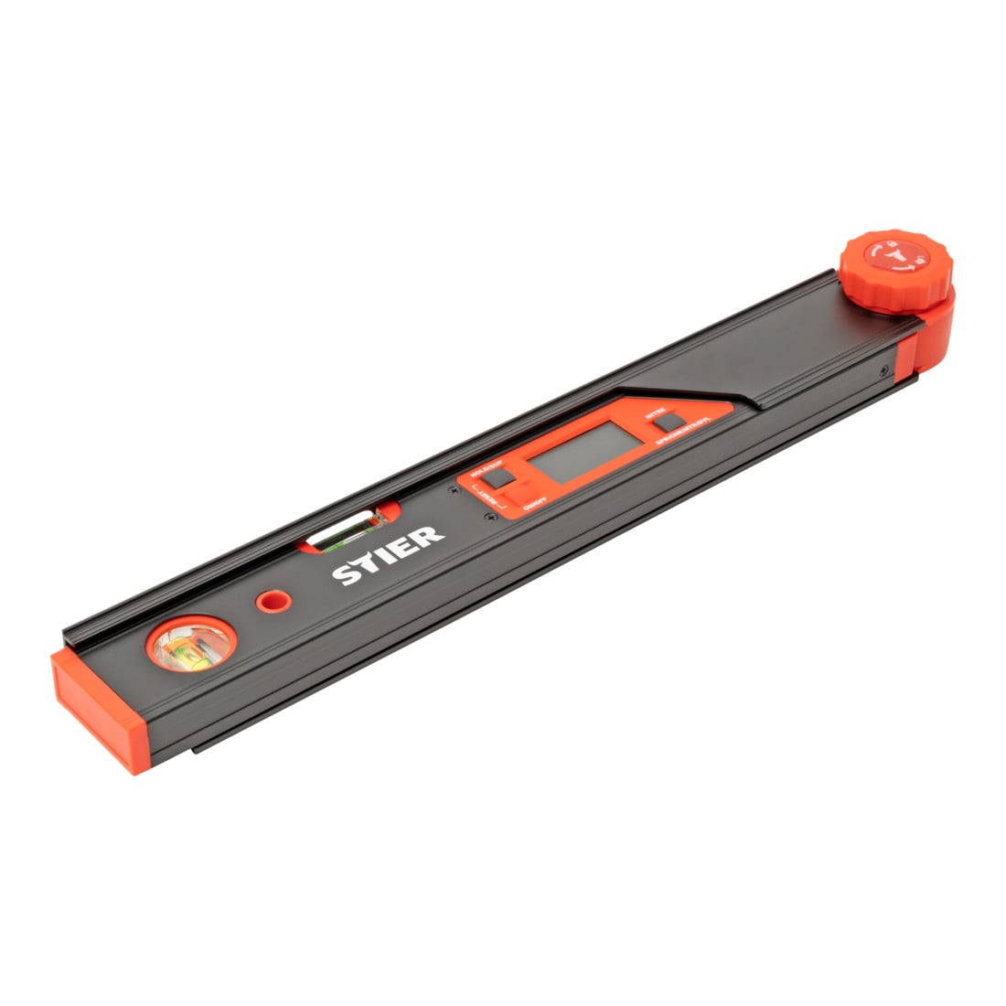 STIER Digitaler Winkelmesser SDW 450 LCD-Display ±0,1° Aluminium 450 mm