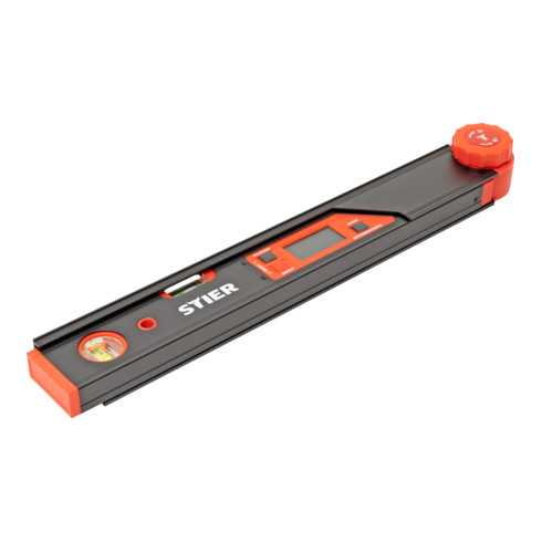 STIER Digitaler Winkelmesser SDW 450 LCD-Display ±0,1° Aluminium 450 mm