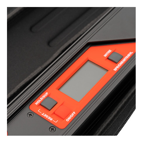 STIER Digitaler Winkelmesser SDW 450 LCD-Display ±0,1° Aluminium 450 mm