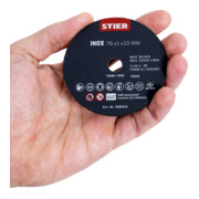 STIER Disco da taglio acciaio inox 76 x 1 x 10 diritto-4