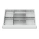 STIER Divisorio per cassetti divisorio in metallo BLH 100/125 mm dimensioni interne 600x450 mm 8 scomparti-1