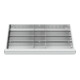STIER Divisorio per cassetti divisorio in metallo BLH 100/125 mm dimensioni interne 800x450 mm 12 scomparti 6 x TW 325-1