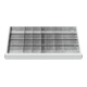 STIER Divisorio per cassetti divisorio in metallo BLH 100/125 mm dimensioni interne 800x450 mm 28 scomparti-1