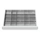 STIER Divisorio per cassetti divisorio in metallo BLH 150/175 mm dimensioni interne 600x450 mm 20 scomparti-1