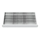 STIER Divisorio per cassetti divisorio in metallo BLH 150/175 mm dimensioni interne 800x450 mm 20 scomparti-1