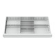 STIER Divisorio per cassetti divisorio in metallo BLH 150/175 mm dimensioni interne 800x450 mm 8 scomparti-1