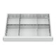 STIER Divisorio per cassetti divisorio in metallo BLH 200-300 mm dimensioni interne 600x450 mm 6 scomparti-1