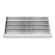 STIER Divisorio per cassetti divisorio in metallo BLH 200-300 mm dimensioni interne 800x450 mm 12 scomparti 6 x TW 325-1
