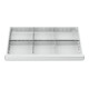 STIER Divisorio per cassetti divisorio in metallo BLH 200-300 mm dimensioni interne 800x450 mm 6 scomparti-1