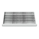 STIER Divisorio per cassetti divisorio in metallo BLH 75 mm dimensioni interne 800x450 mm 20 scomparti-1