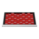 STIER Divisorio per cassetti per pannelli a conche BLH 50 mm dimensioni interne 800x450 mm 15 pannelli a conche con 2 conche-1