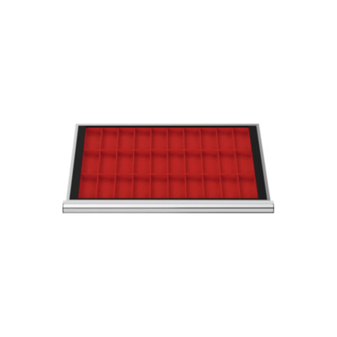 STIER Divisorio per cassetti per vaschette per minuteria BLH 100 mm dimensioni interne 800x450 mm 30 KTK 75x150 mm