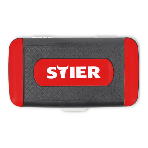 STIER dopsleutel- en bitset 1/4" 38-delig