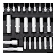 STIER dopsleutelset, 1/4, 3/8 en 1/2 inch, 179-delig-5