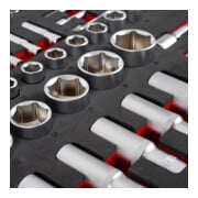 STIER dopsleutelset, 1/4 en 1/2 inch, 92-delig, in inlay van zacht schuim (EVA)-3