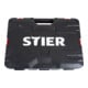 STIER dopsleutelset, 216-delig, met 1/4 inch, 3/8 inch en 1/2 inch