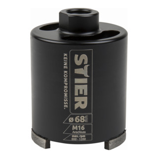 STIER Dosensenker Abrasiv DAS System / M16 68 mm