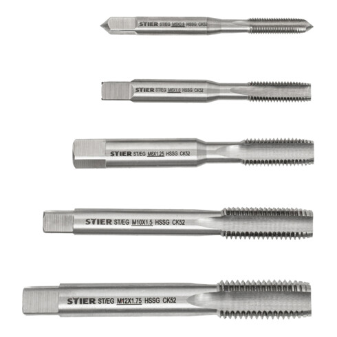 STIER draadreparatieset 171-delig M5 - M12