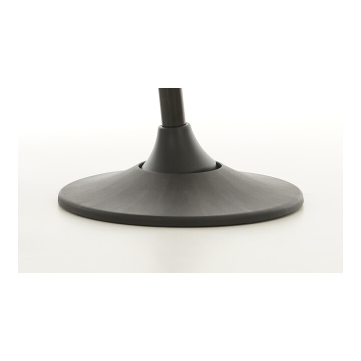 STIER Drehhocker Multibeweglich PU-Sitz schwarz 490-680mm 12° Neigung Rückenstütze