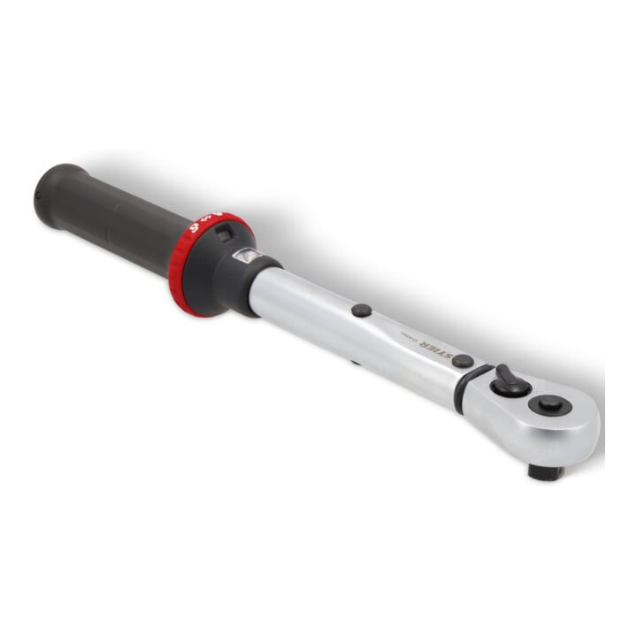 STIER Drehmomentschlüssel mit Umschaltknarre 1/2" Aufnahme 10-50 Nm
