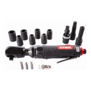 STIER Druckluft-Ratsche 1/2" - 14-teilig
