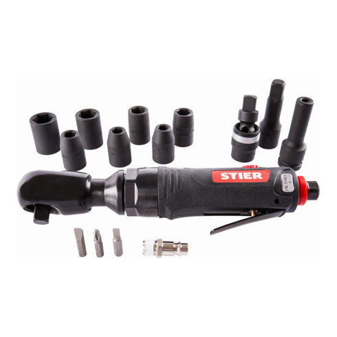 STIER Druckluft-Ratsche 1/2" - 14-teilig