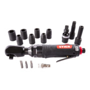 STIER Druckluft-Ratsche-Set 3/8" - 14-teilig-1