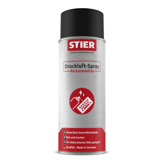 STIER Druckluft-Spray rückstandsfrei 400 ml