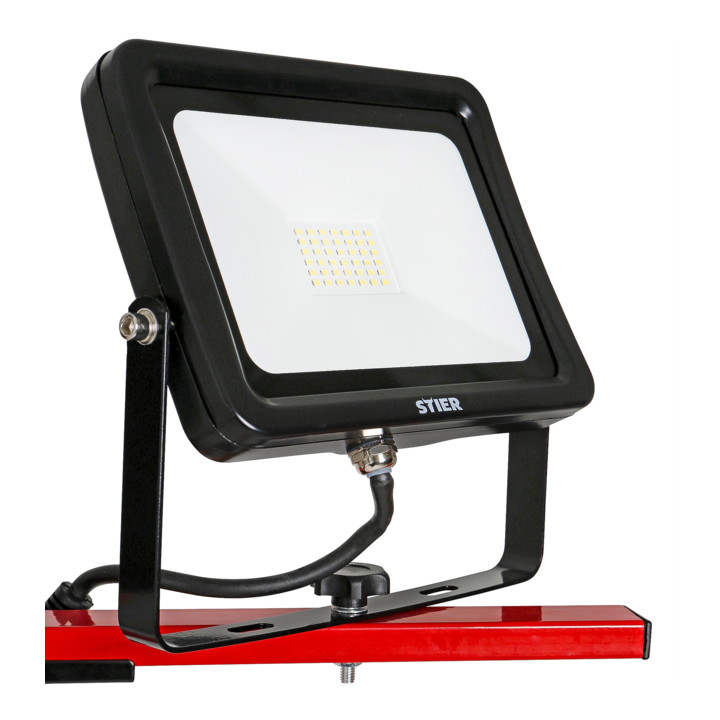STIER dubbele SMD-led-bouwlamp 2x30 W 2x2400 lumen met statief