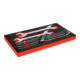 STIER dubbele steeksleutelset SW 6 - 32 mm 12-delig in inlay van zacht schuim (EVA)