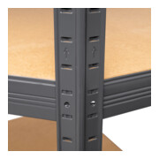 STIER Eck-Fachbodenregal Fachlast 250kg HxBxT 1800x900x450 mm-4