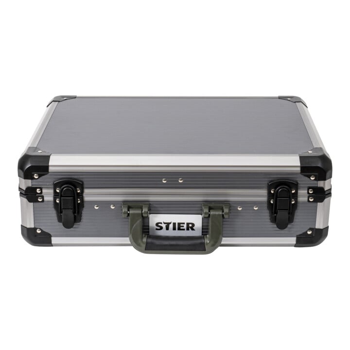 STIER Elektriker-Werkzeugsortiment im Aluminiumkoffer 128-teilig