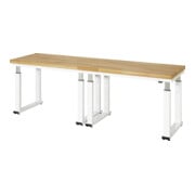 STIER Elektrisch Höhenverstellbare Werkbank Premium BxTxH 2500x700x740-1140 mm