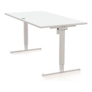 STIER Elektrisch höhenverstellbarer Schreibtisch 501-20 160 x 80 cm Weiß-5