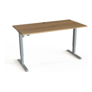 STIER Elektrisch Höhenverstellbarer Schreibtisch 501-33 160 x 80 cm Nussbaum melamin 68-118 cm-2